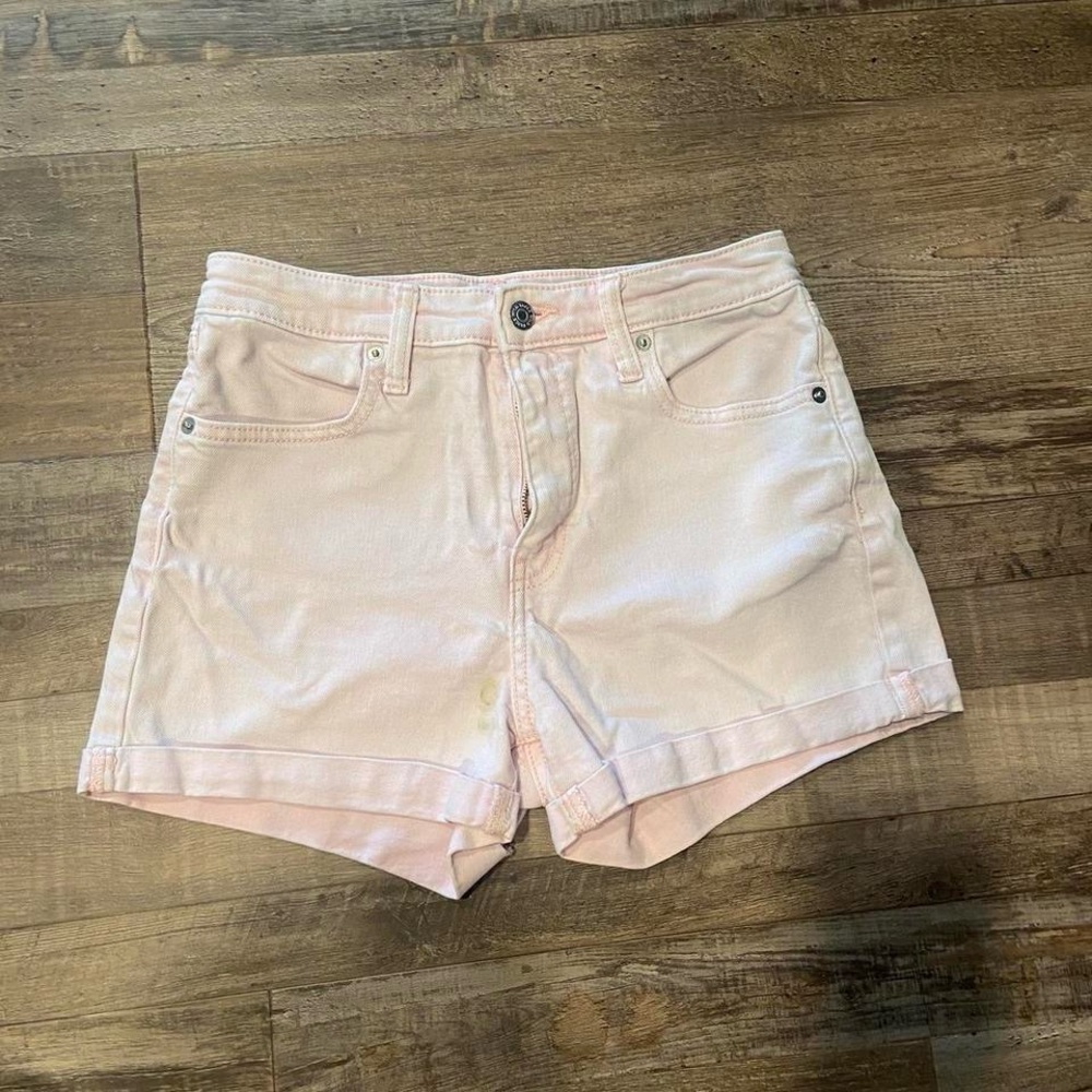 Women's Pink Denim Shorts